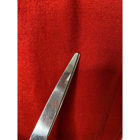 Pendleton Mens Board Shirt Size L Red Virgin Wool Loop Collar Button Down - Picture 13 of 16